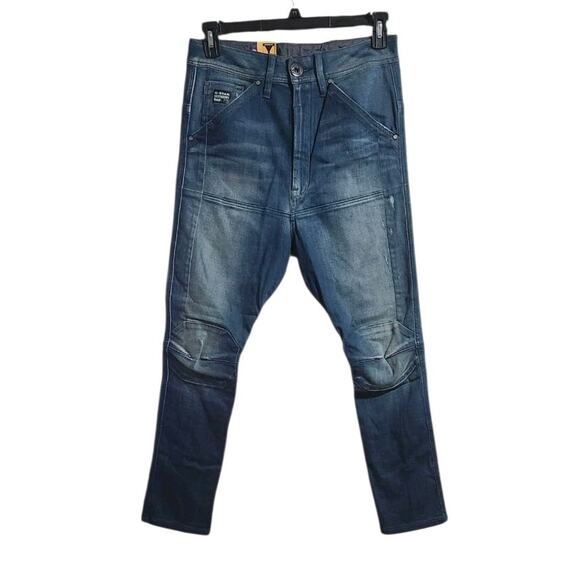 G-STAR Originals Raw Denim G-RAW 3D Roper x Loose Tapered Jeans Cargo 26x33 Blue - Picture 1 of 11